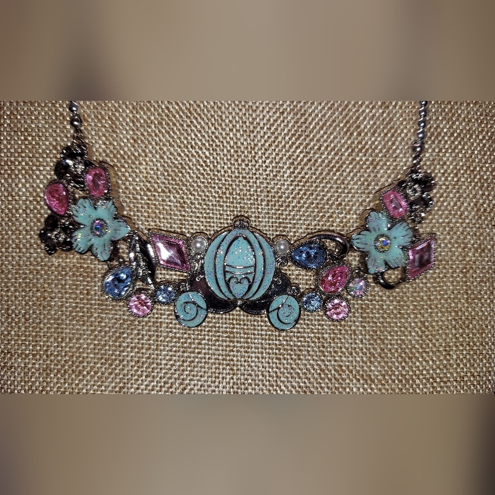 Disney PRINCESS Cinderella Costume Jewelry Necklace One Size For Kids Rare Find!